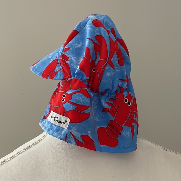 The Original Flap Happy Hat, Size Small, Blue/Red/Black - Picture 2 of 10